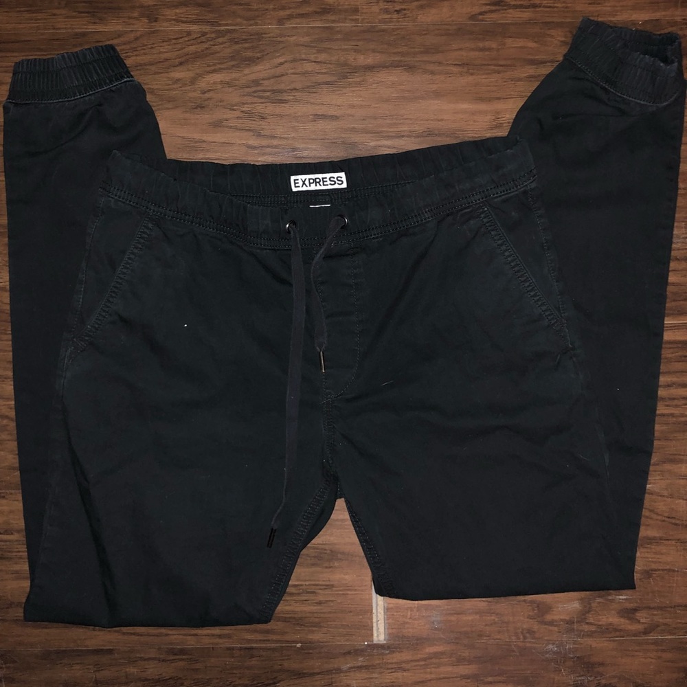 Express black joggers